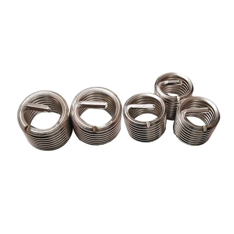 304 Stainless Steel Wire Thread Insert M10 Fasteners Left Hand Thread Inserts For Metals