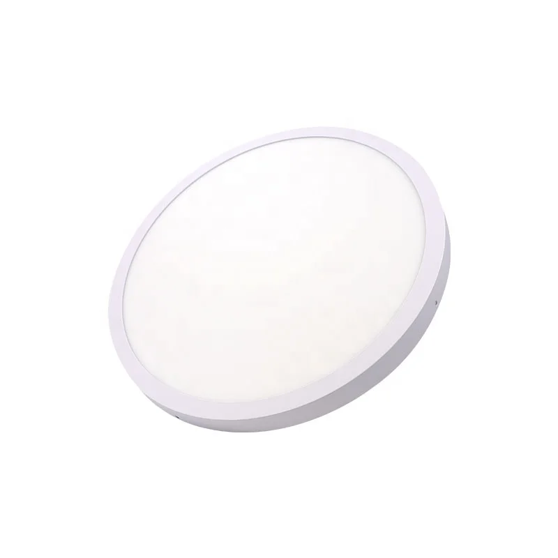 170mm 225mm 300mm Dip Switch Adjustable Power SMD Panel Downlight 18w 24w Flush Mount Round LED Ceiling Panel Lights