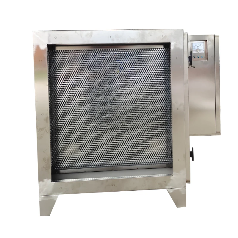 Coffee Smoke Filter For Coffee Manufacturer Factory H-2A Commercial Kitchen Stainless Steel Electrostatic Precipitator