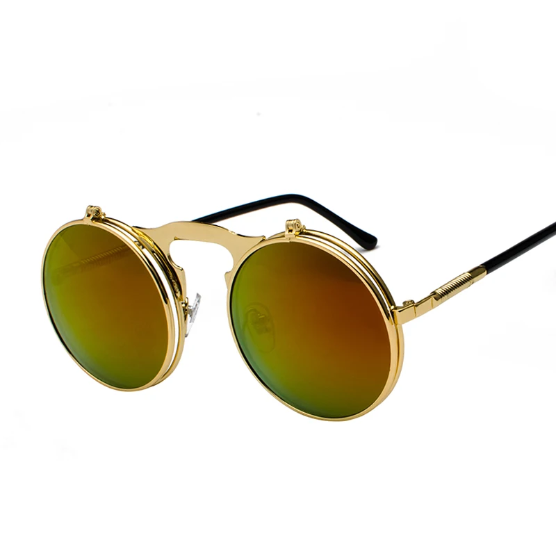 3057 Cheap Fashion Steampunk Women polarized Sunglasses Decoration Men Clear Lens  Tinted Glasses