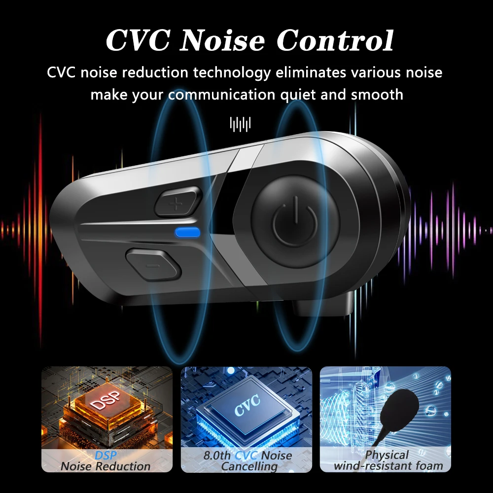 High Quality Wireless Bluetooth Motorcycle Headset Moto Parts and Accessories Intercomunicador Para Moto Bluetooth