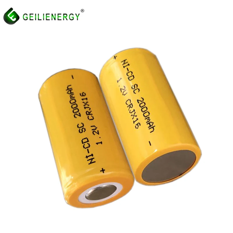  Никель-кадмиевый SC 2000mah 1 2 v 1300mah Ni-cd sc 1500mah перезаряжаемый