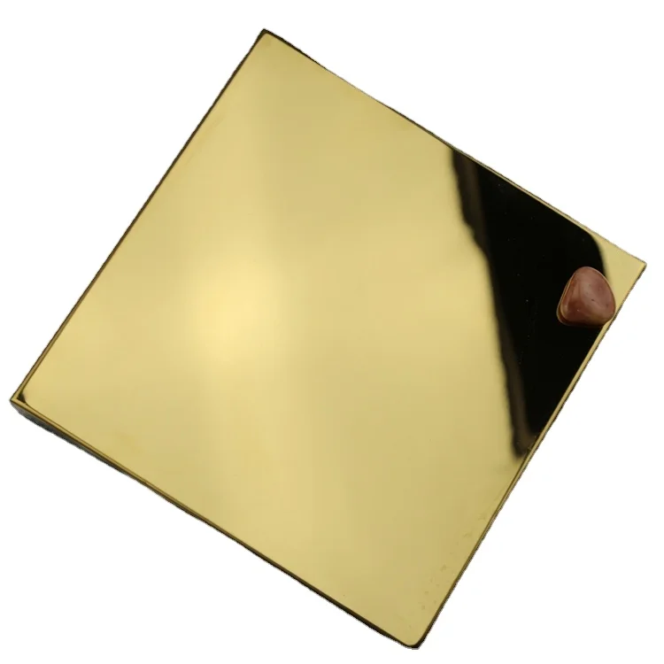 high quality 201 430 304 316 stainless steel plate gold stainless steel plate 0.8mm 0.4mm thick