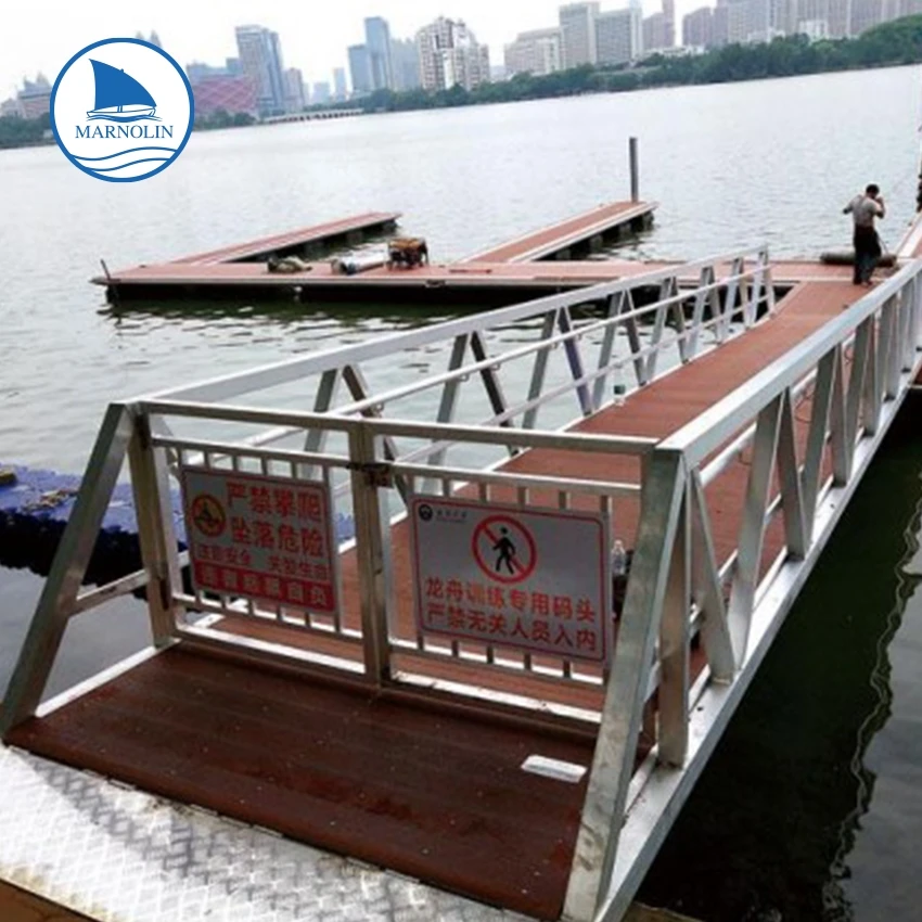 Dock equipment modular used jetski ship floating dock plastic pontoons