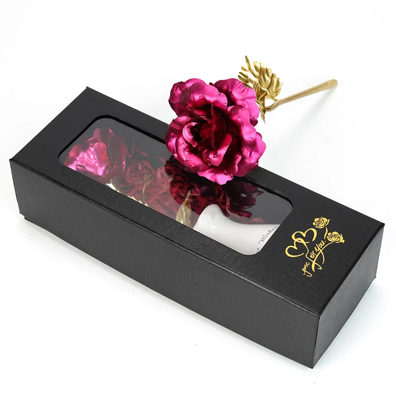 Искусственная Роза DS Golden Rose пластиковая длинная стебля подарок для нее/жены/мамы/девочки на День святого Валентина годовщину свадьбу