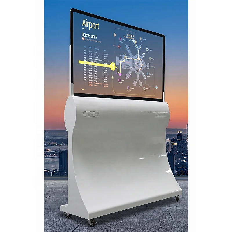 55 дюймов прозрачный ooled киоск Digital Signage и дисплеи сенсорный экран монитора
