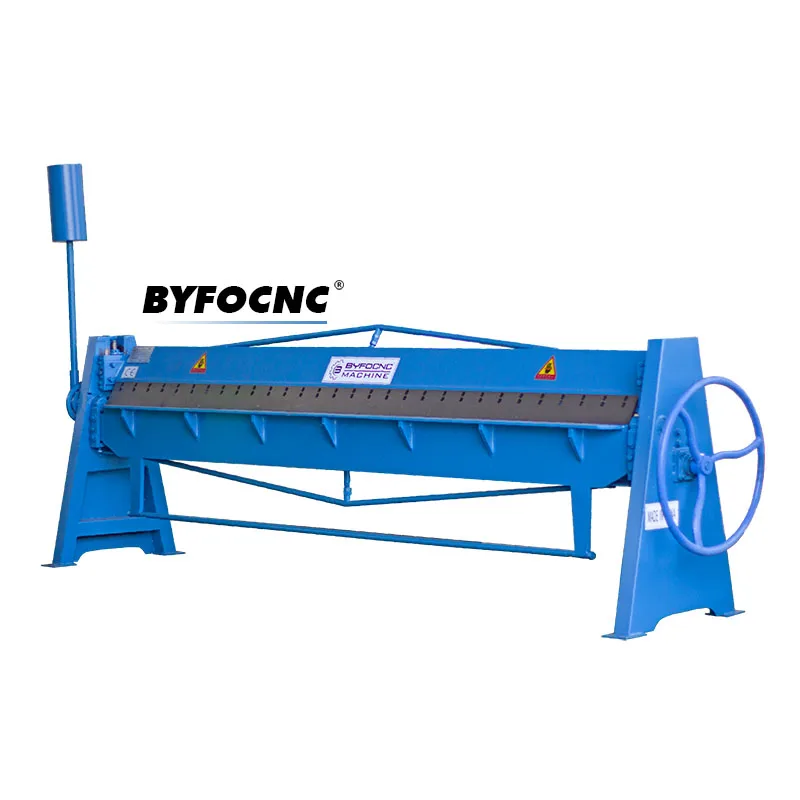 BYFO 1.5*2000 SS sheet folder economic hand folding machine manual sheet metal folder wholesale