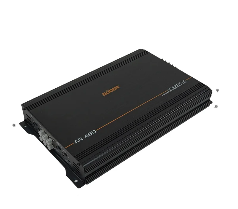 Suoer AR-480-B 1000W 4 channel class AB channel car amplifier full range