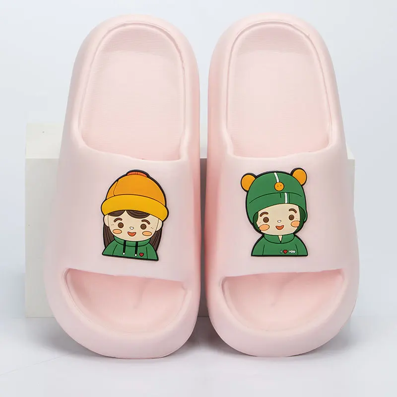 2024 New Fashion Cartoon Wholesale Comfort Slippers Eva Thick Sole Shoes Slippers Slippers for Women