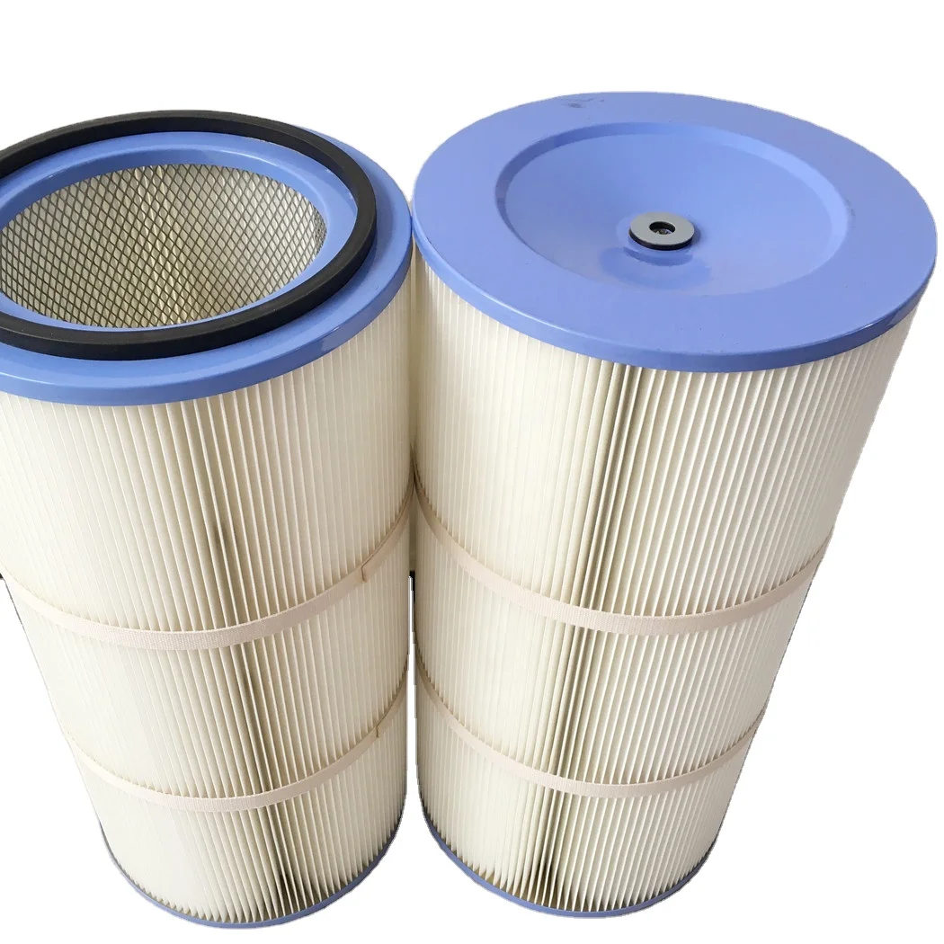 HEPA Washable Industrial Polyester Sakura Air Filter Supplier For Dust Collector