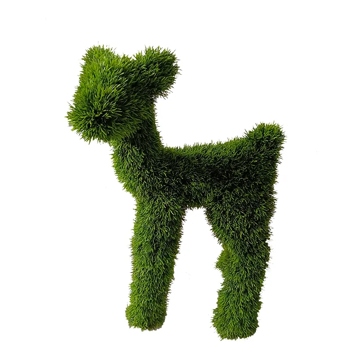 Simulated green grass deer artificial plastic green grass animal MY3115