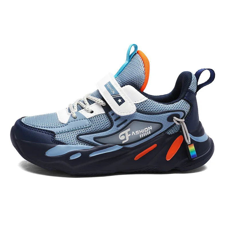 Wholesale Kids Sport Shoes Breathable Children Soft Sole Walking Shoes Comfort Boys Fashion Sneakers