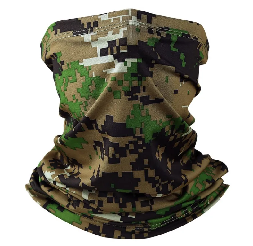 Wholesale Customized 25*50cm Magic Buffs Neck Scarf Tubular Seamless Cooling Skull Flag Bandana Buffs