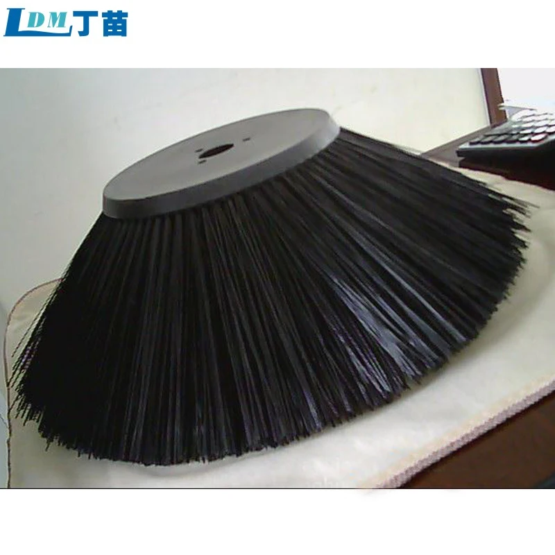 Sanitation electric car nylon disc sweeping brush Round clean brush