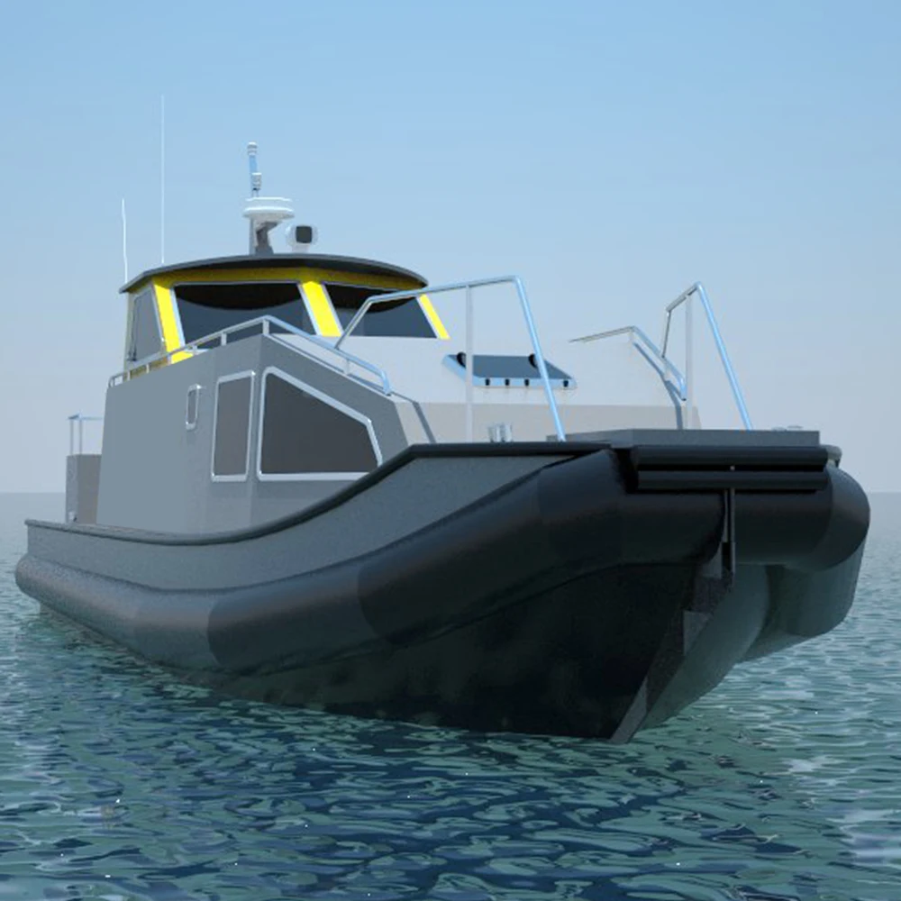 super aluminum yacht with motor and aluminum 5083 yacht for working and pleasure recreation yacht