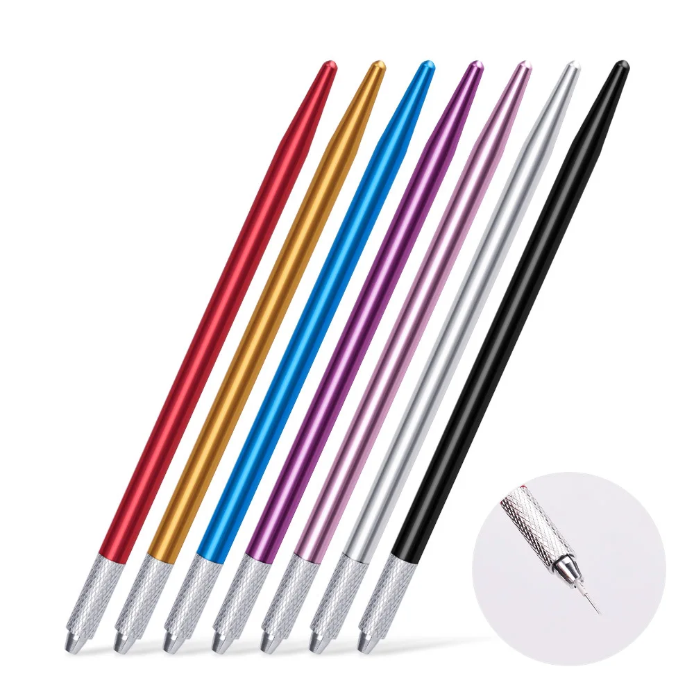 Double Eyebrow Tattoo Manual Pen 3D Microblading Tattoo Needles Eyebrow Tattoo Manual Pen Eyebrow