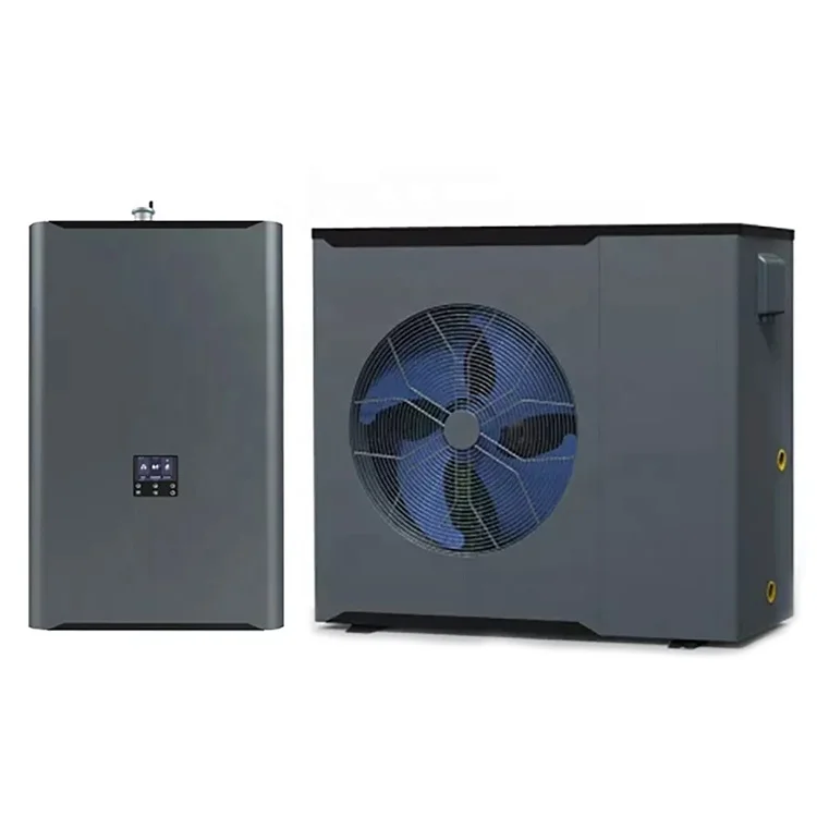 Wifi App control R32 split inverter air source heat pump for underfloor heating and hot water