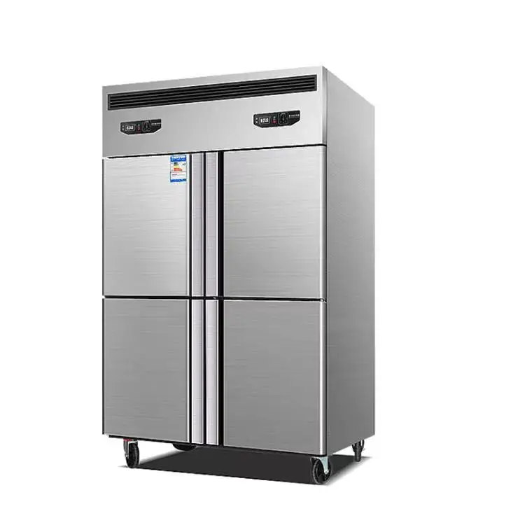 Wholesale Price White Glass Four Door Side by Side Refrigerator Fridge and Freezer