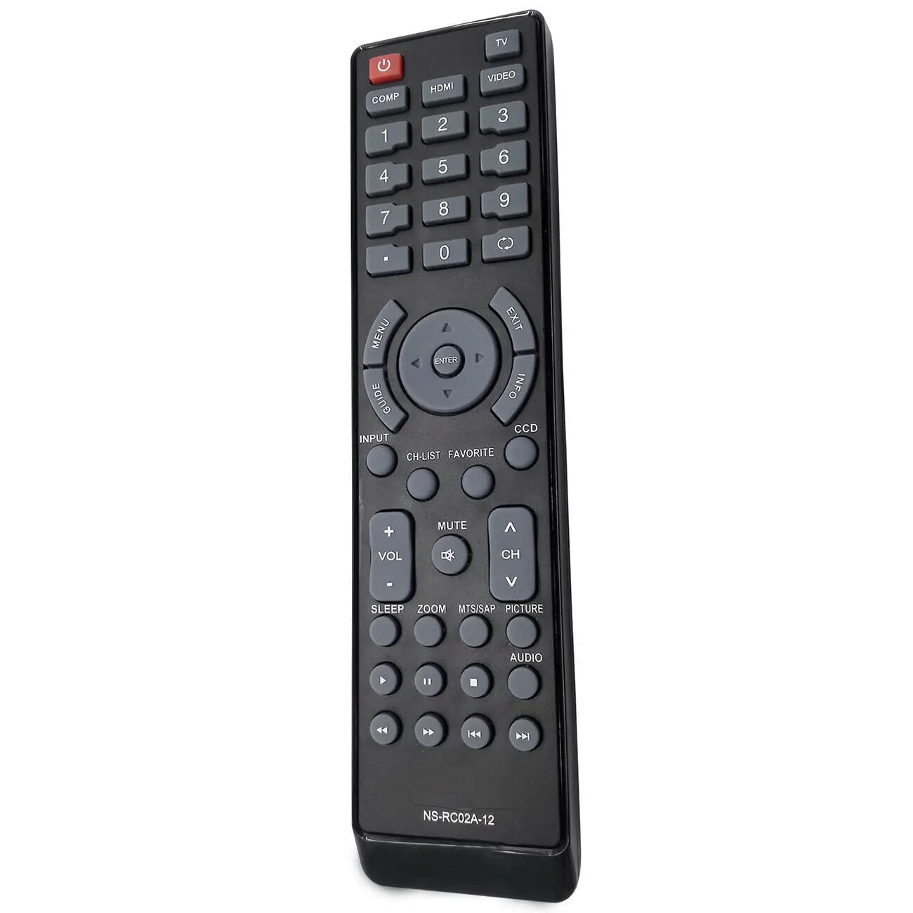 GAXEVER Replaced TV Remote Control NS-RC02A-12 fit for Insignia LCD LED TV NS-15E720A12 NS-19E450A11 NS-22E730A12