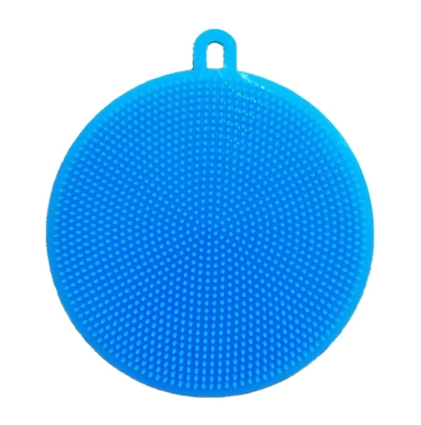 Kitchen Multi-function Cleansing Silicone Pad Circular Silicone Brush Dish Bowl Cleaner as seen on TV low MOQ