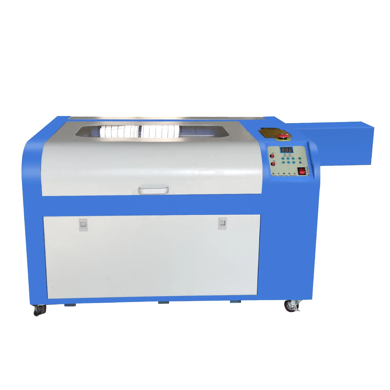 Компактный лазерный гравировальный станок CO2 для резки бумаги и ткани, лазерный аппарат 50 Вт для самостоятельной сборки акрила