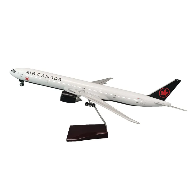 Fancy Toys for Kids Large Scale 1:157 47cm B777 Air Canda Resin Material Boeing 777 Plane Aircraft Models