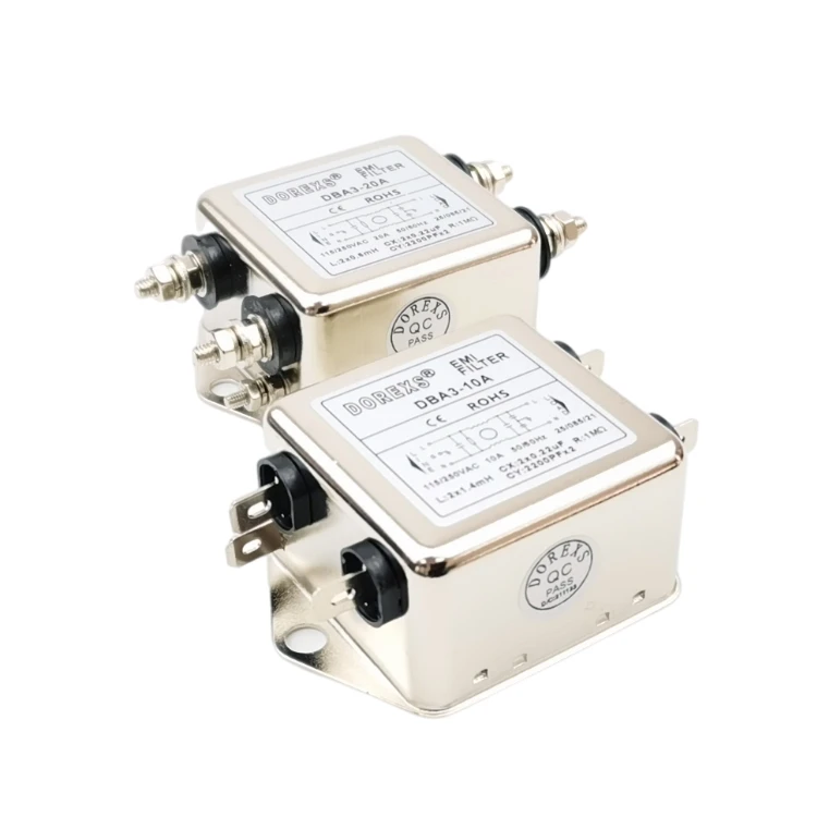 Bolt or Standard plug-in interface connection emc filter General purpose emi noise filter 1A-20A ac nois filter with cheap price