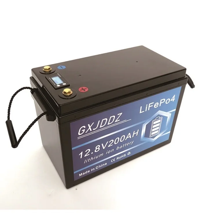 Rechargeable Long Life 12v 200ah Led Light Lifepo4 Lithium Battery For Solar Energy Storage Systems