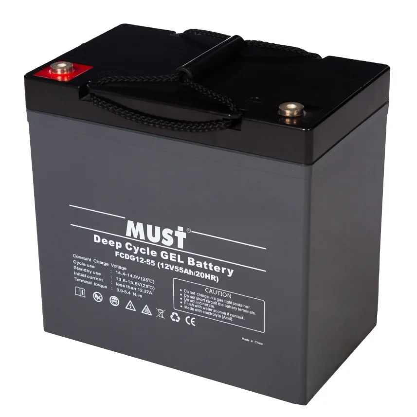 Инвертор для солнечной батареи Must Lead AGM 12v 260ah черный красный белый тип клеммы OEM