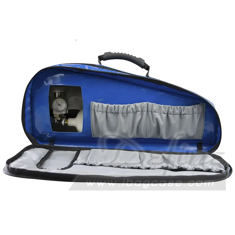 Customized LOGO Large Capacity Waterproof First Aid Oxygen Cylinders Bag for Medical Devices