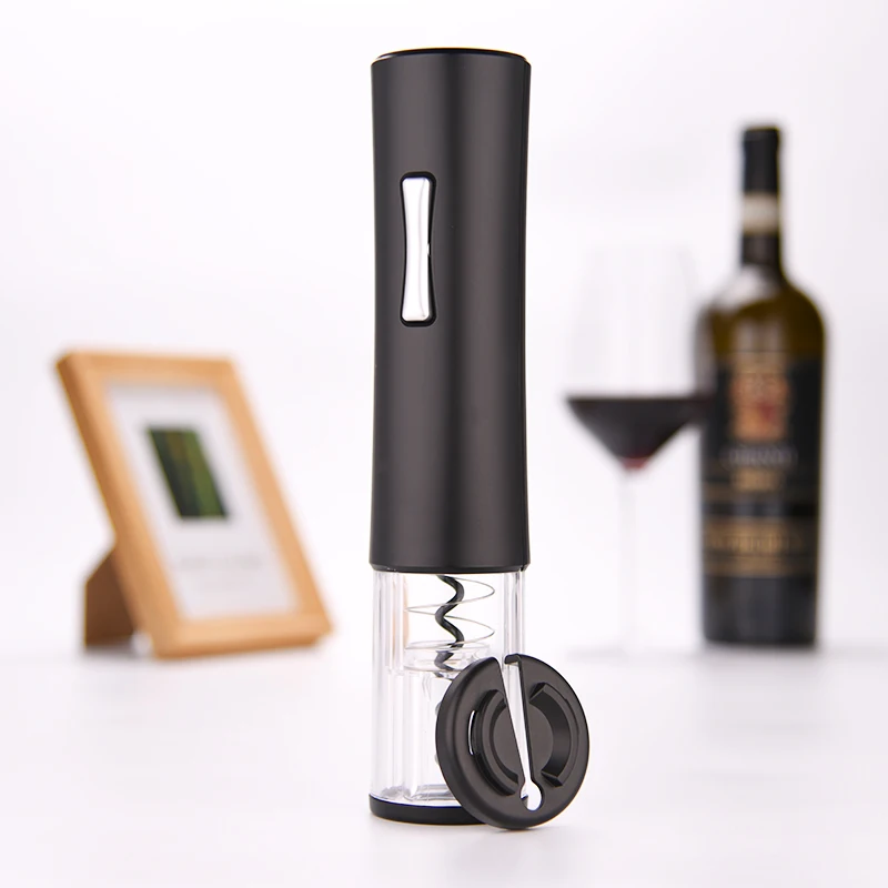  Factory price reusable automatic electric wine bottle opener with battery for home kitchen party bar