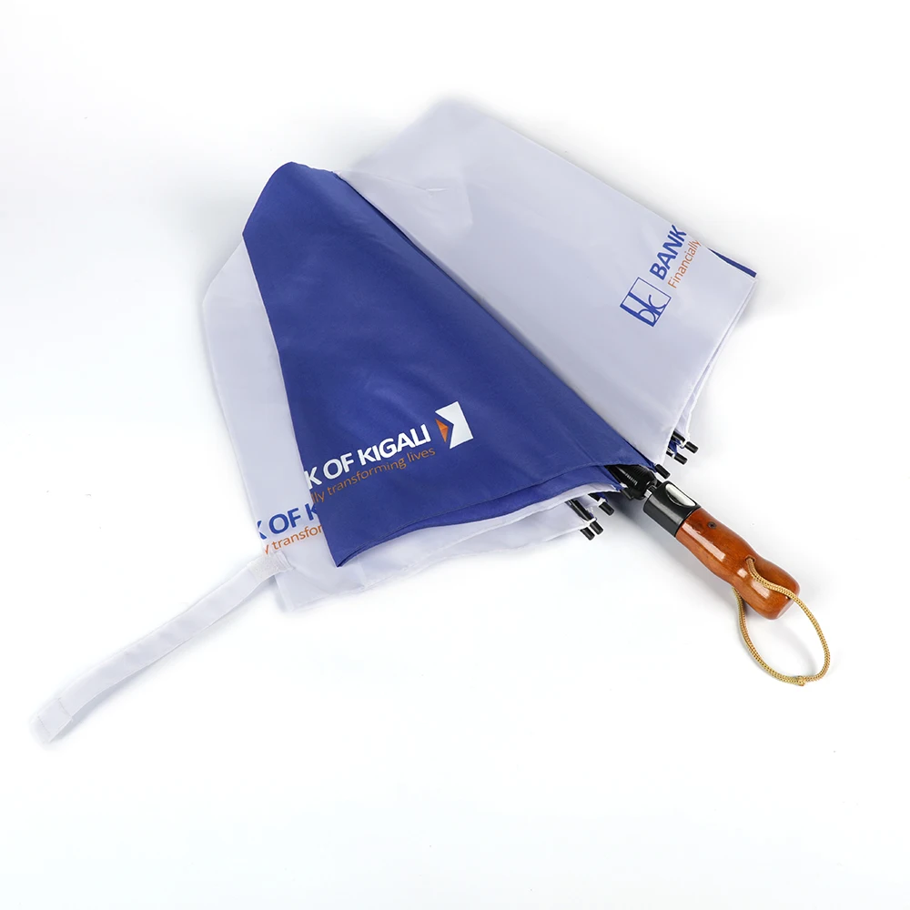 promotion gift portable super big 2 fold golf umbrella