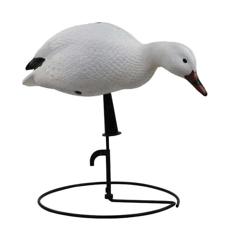 
Plastic Shell Duck Decoy With Iron Hoop Pedestal For Hunting 