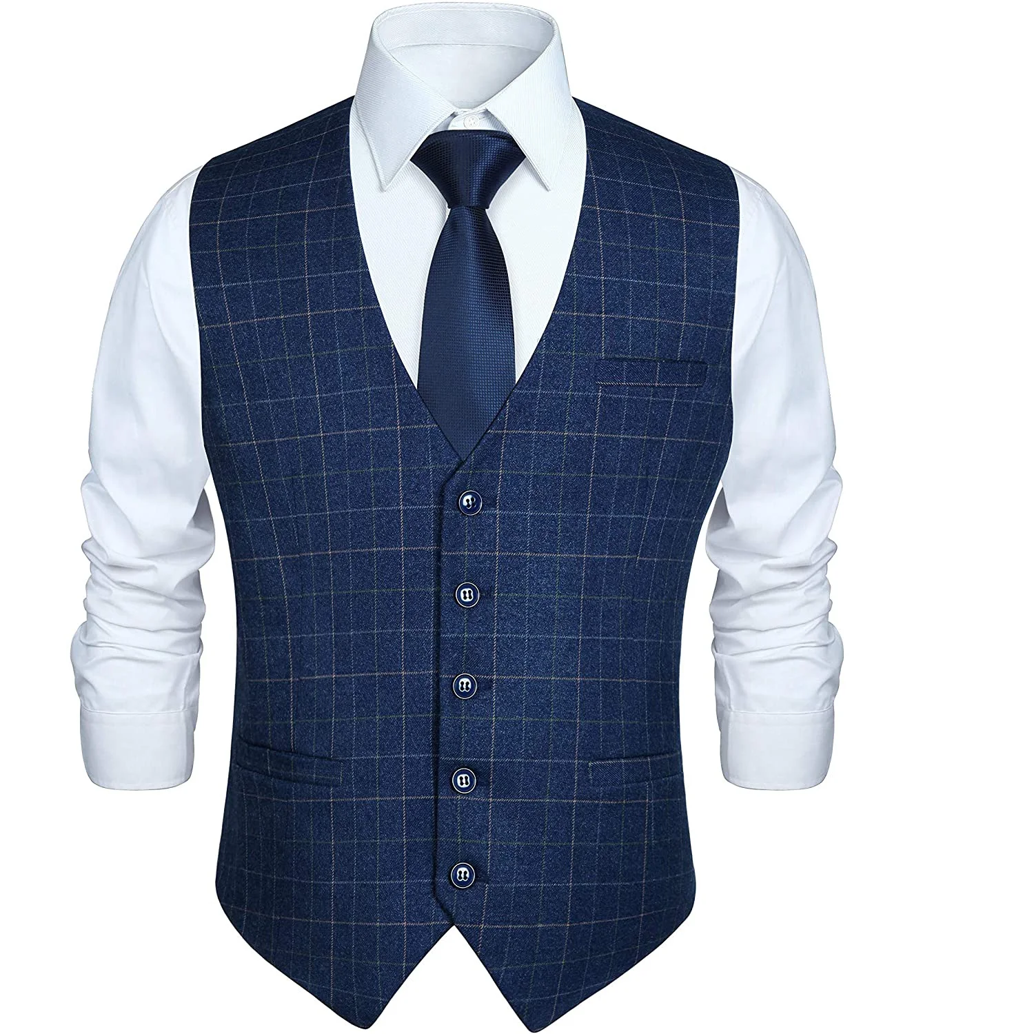 Мужской костюм, клетчатый жилет, деловой наряд, жилет для смокинга, облегающий клетчатый жилет, свадьба