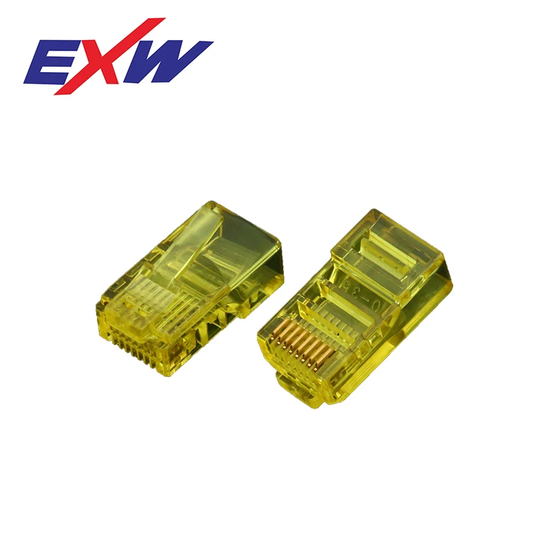 Лидер продаж Cat5E 8P8C UTP EZ RJ11 RJ45 соединительный провод быстрый Штекерный