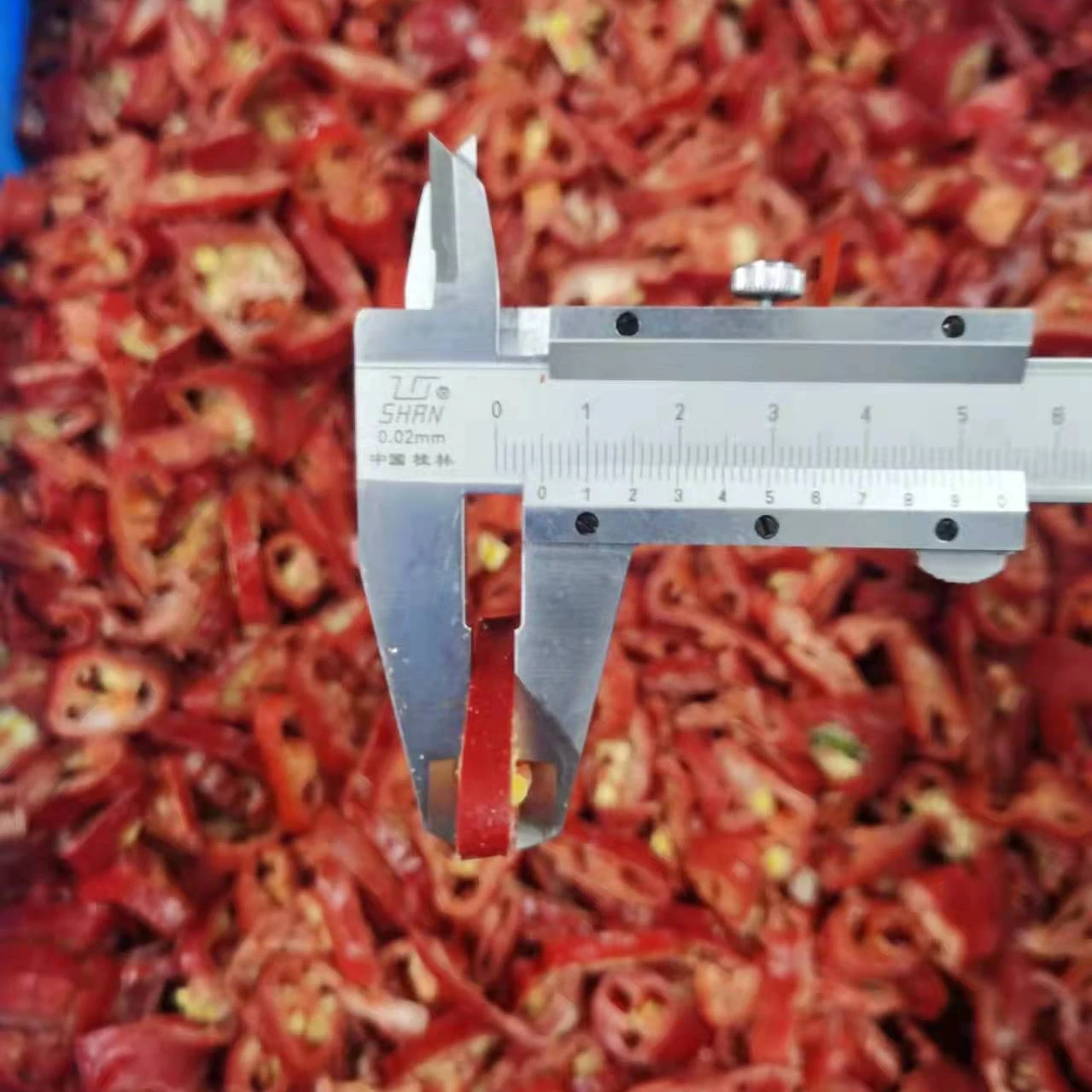 2021 New Crop IQF Chili Slice In Very Fresh Condition