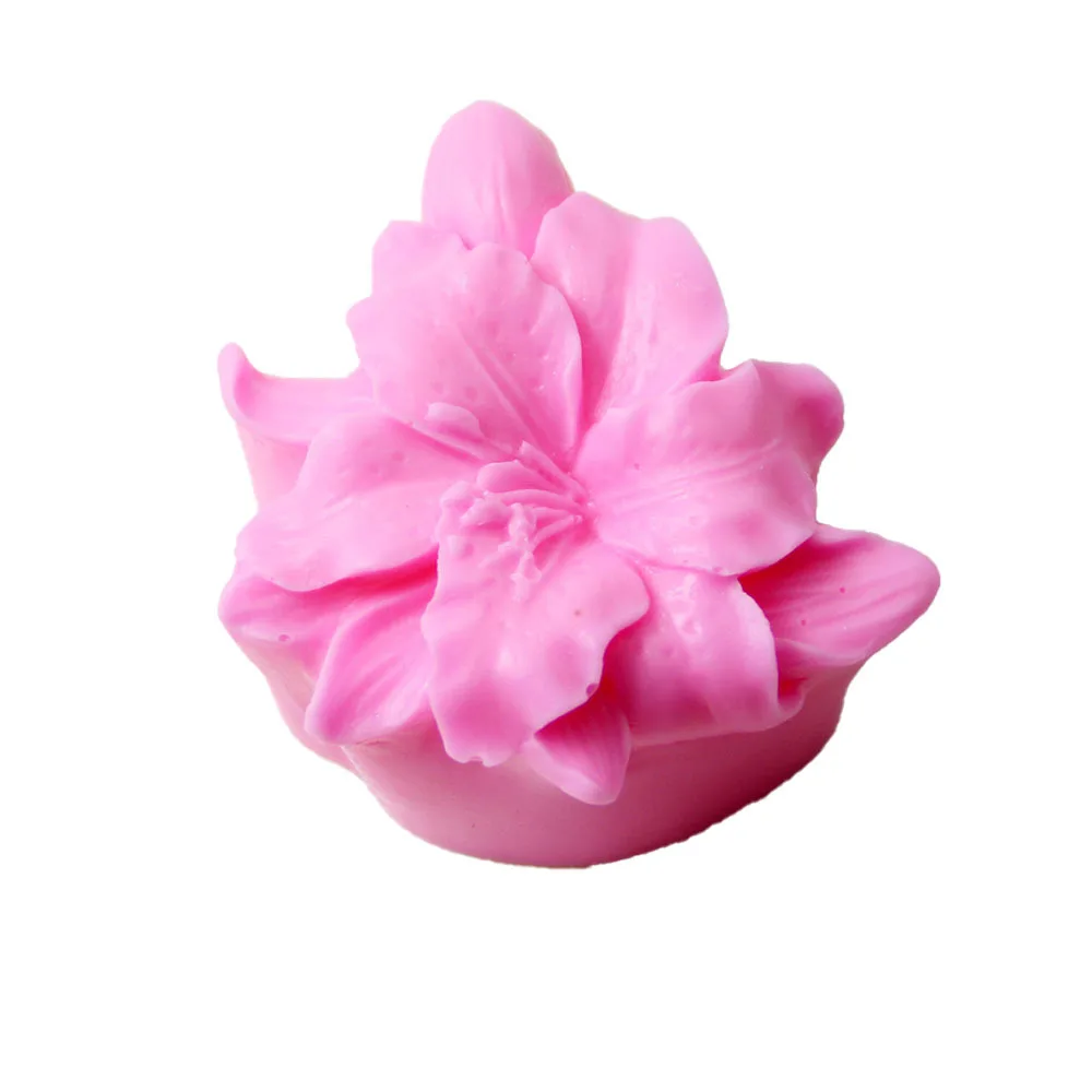 Lily silicone mold Handmade soap mold DIY soap soap mold