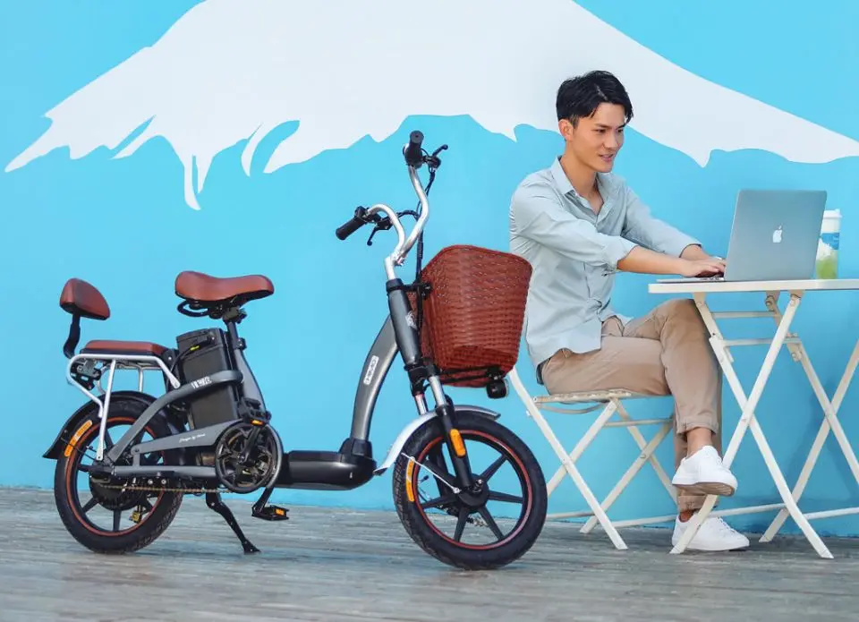 High Quality HIMO C16 16 Inch Electric Bicycle  LCD Display 48V 350W 12Ah Lithium Battery Ebike