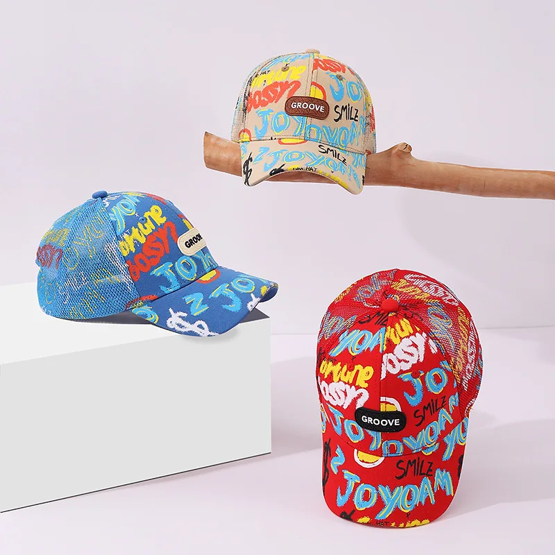 Cute Ears  Hat Baby Cap Summer Sun Hats For Children Kids Solid Color Breathable Gauze Bucket Hats