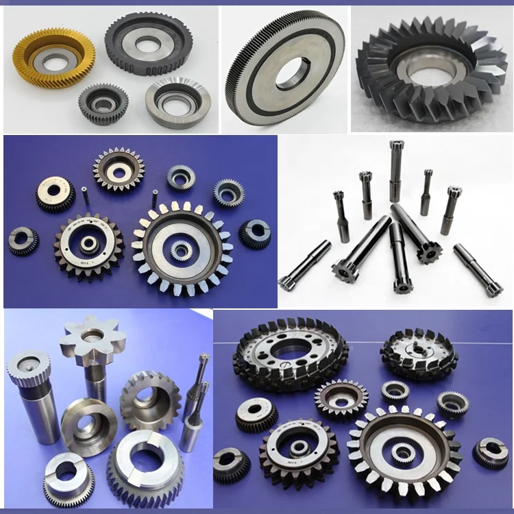 
Module 1-8 gear shaper cutters with disc or deep counterbore or shank or pot or hub type, involute gear shaping tool 