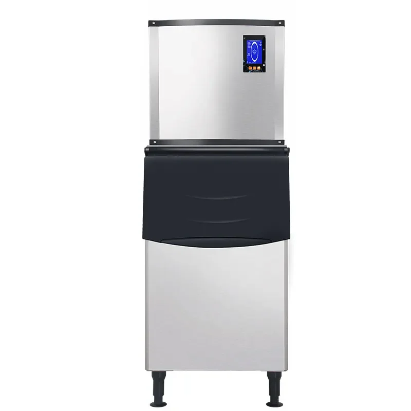 Professional Commercial Ice Cube Making Machine Ice Block Maker Electric Stainless Steel Famous Brand Tap Water English Touchpad