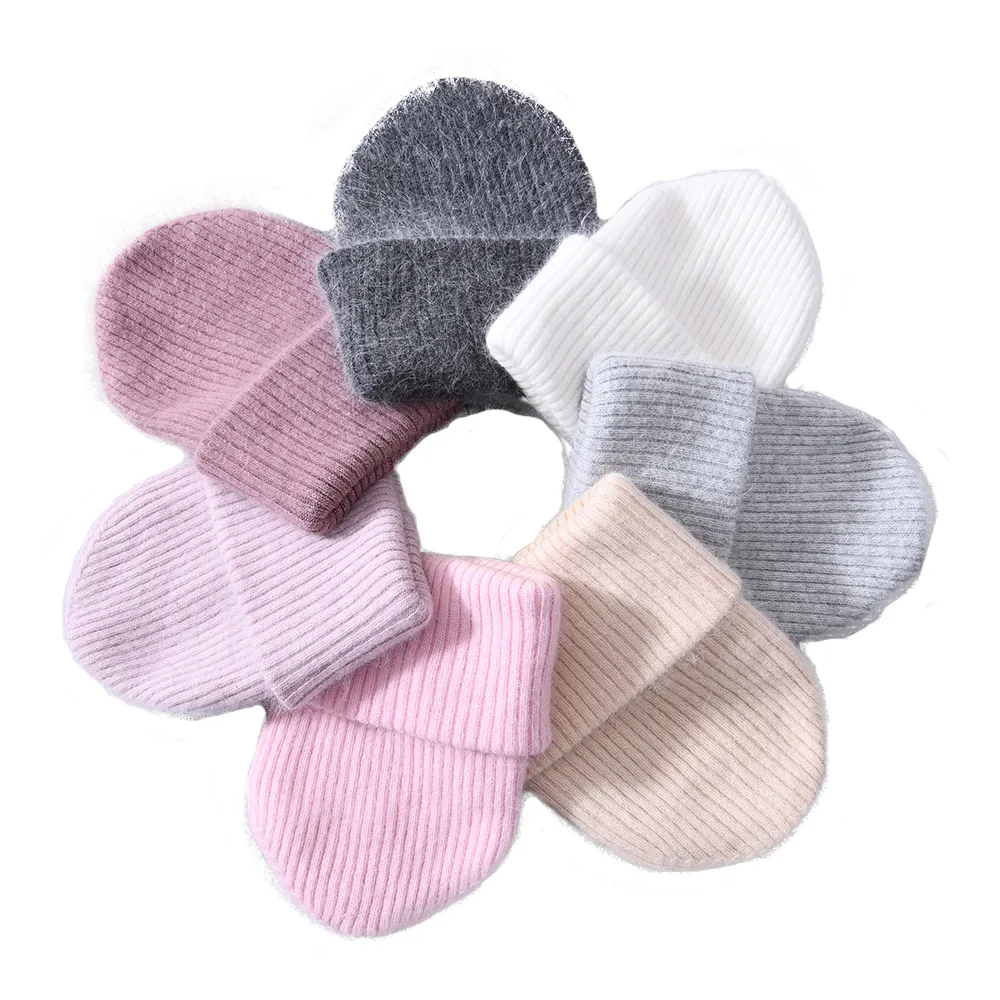 Autumn And Winter New Warm Angora Long Wool Rabbit Wool Knitted Hat