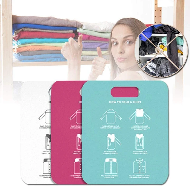 Convenient Stacking Board Clothes Folding Tool for Adult