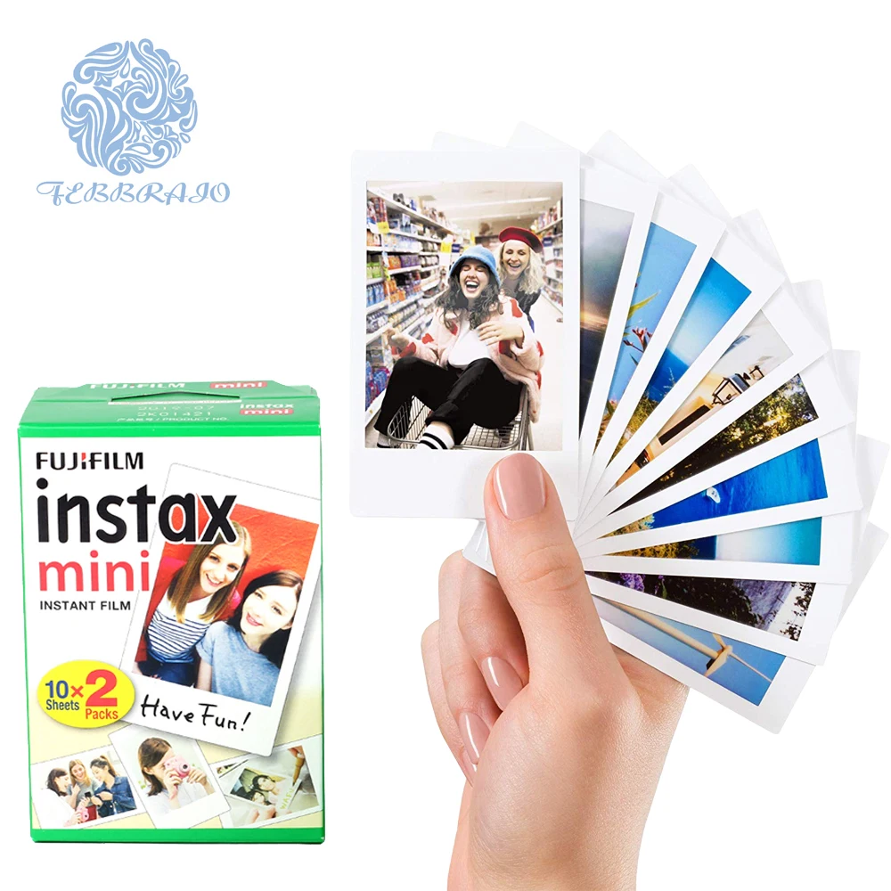 
Белая пленка Fujifilm Instax Mini для Instax Mini 7s/8/9/70/50, 20 листов 