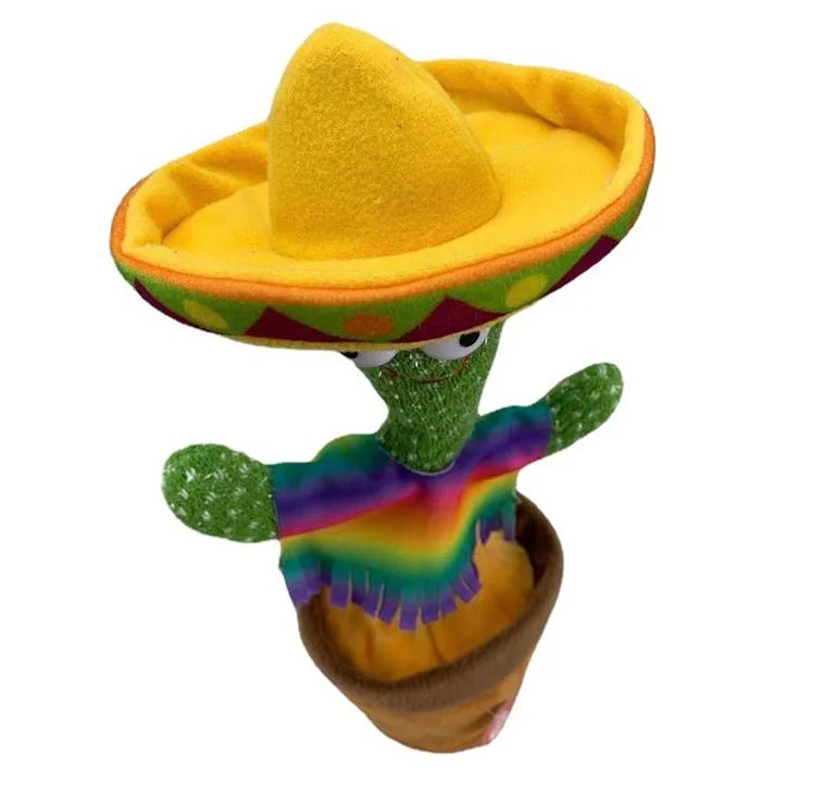 Wholesale Soft Plush Toys Electric Cactus Toy Singing Talking Dancing Cactus Dancing Vocal Cactus Toy