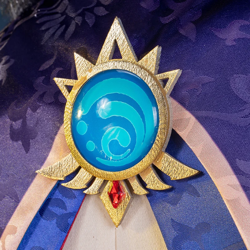 Genshin Impact Cosplay Astrologist Mona Cosplay Costume  Sexy Uniform Outfit Halloween Carnival Party Costumes for women