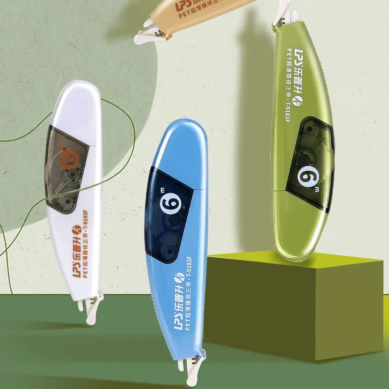 Custom Print Stationery Correction Supplies Error Cover Film Pen Type Replaceable Correction Tape
