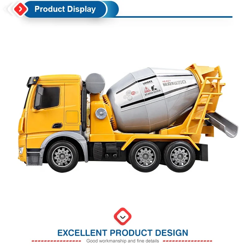 New 1:24 6x6 remote radio control rc truck for dump drift off road car construction concrete mixer engineering toy vehicle