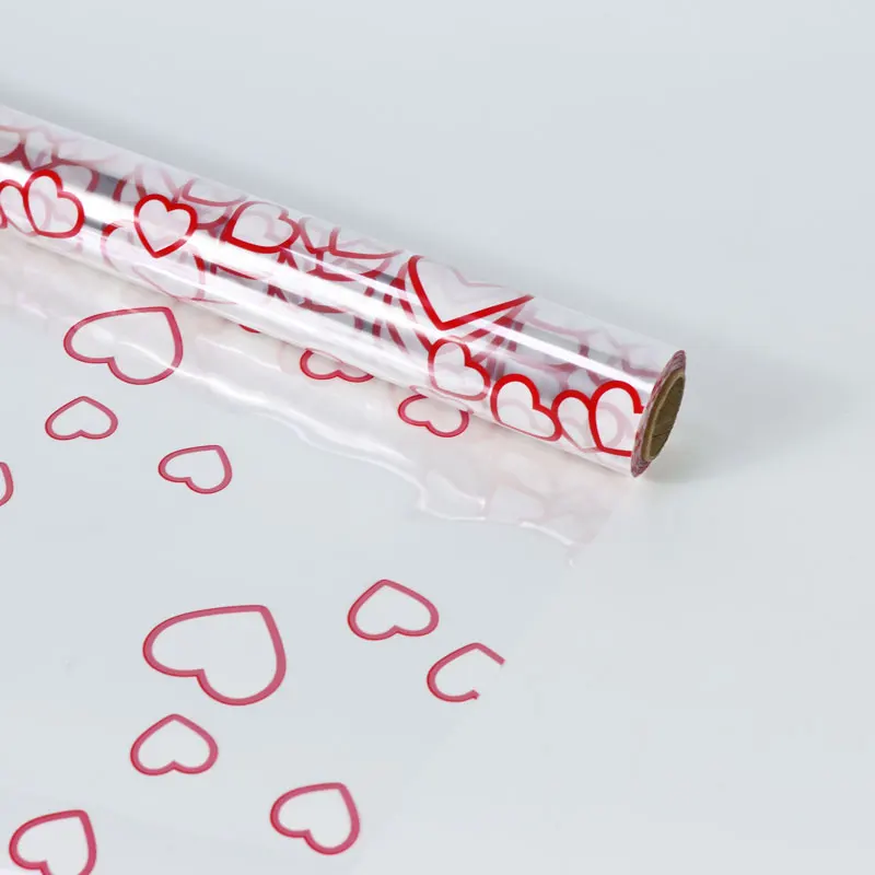 Plastic Cellophane with Patterns Waterproof Printed Cellophane Roll