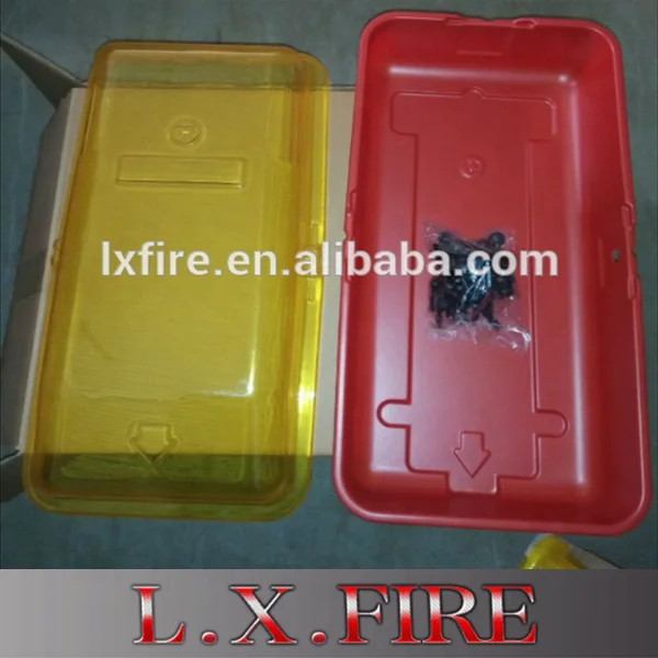 cheap safety fire box, plastic fire extinguisher cabinets, popular PVC fire cabinets
